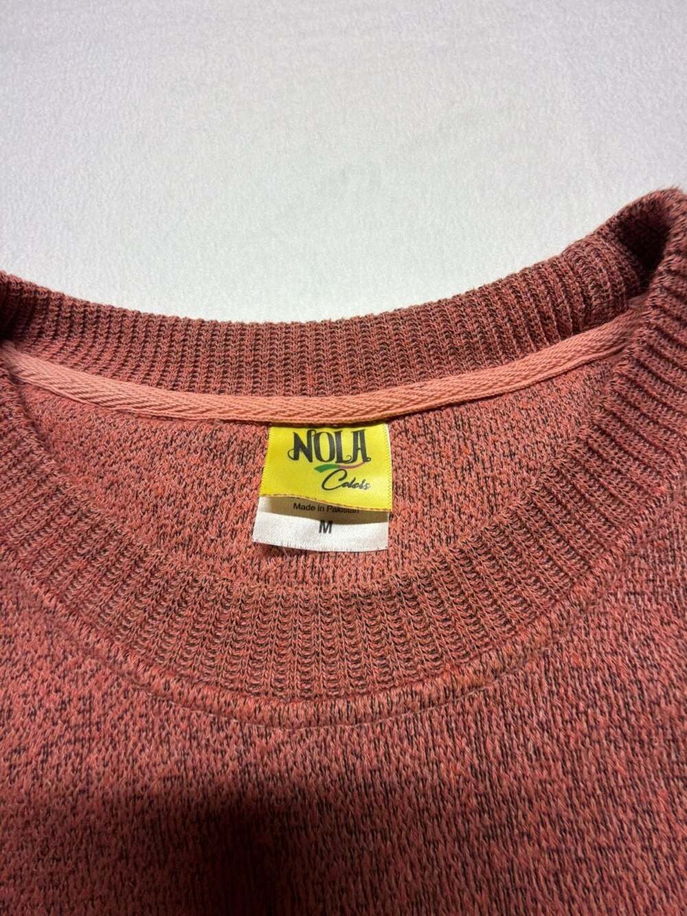NOLA Colors New Orleans French Quarter Sweatshirt Size M Rust - Picture 2 of 4